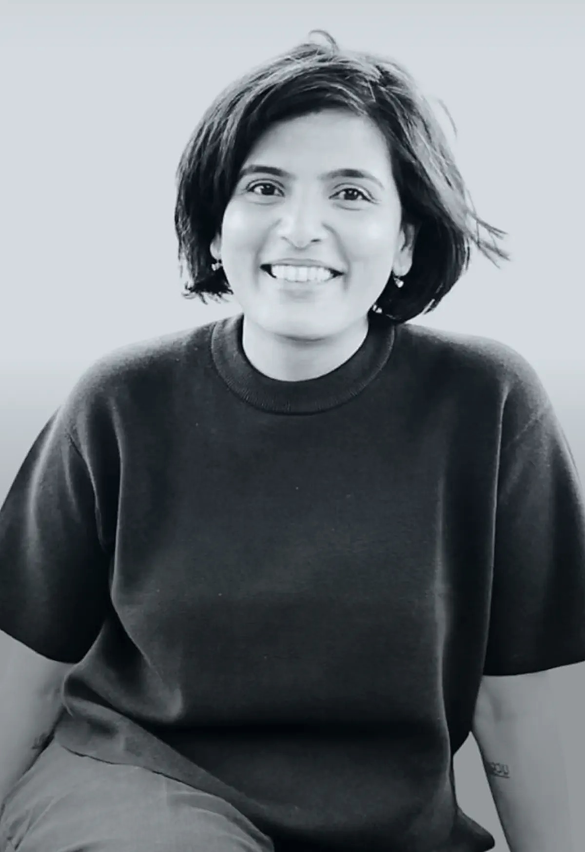 Portrait of Sannuta Raghu speaking outdoors